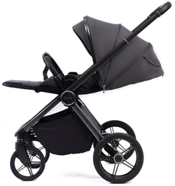 Детская коляска Peppy Monaco 3 в 1 с автокреслом Verona Beige Antrazit (графитовый), рама серая