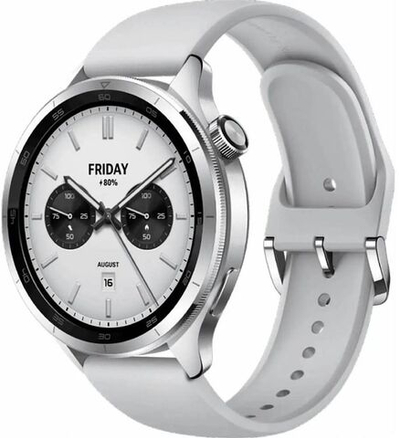 Смарт-часы Xiaomi Watch S4,  47мм,  1.43",  серый/серебристый