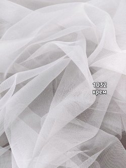 Тюль однотонный микросетка матовая (1032 ROMAN)