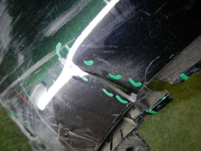 Юбка заднего бампера VW Touareg 3 (2018-н.в.) R-line