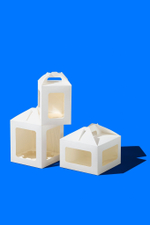 Упаковка с ложементом ForGenika JUMPL с окном белый 180*180*230 мм ST (25 шт./уп., 100 шт./кор.)