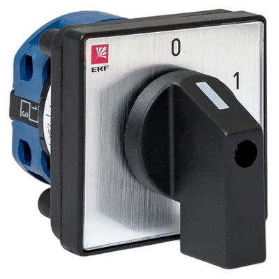 Переключатель кулачковый ПК-1-12 10А 2P "0-1" IP20 EKF pk-1-12-10