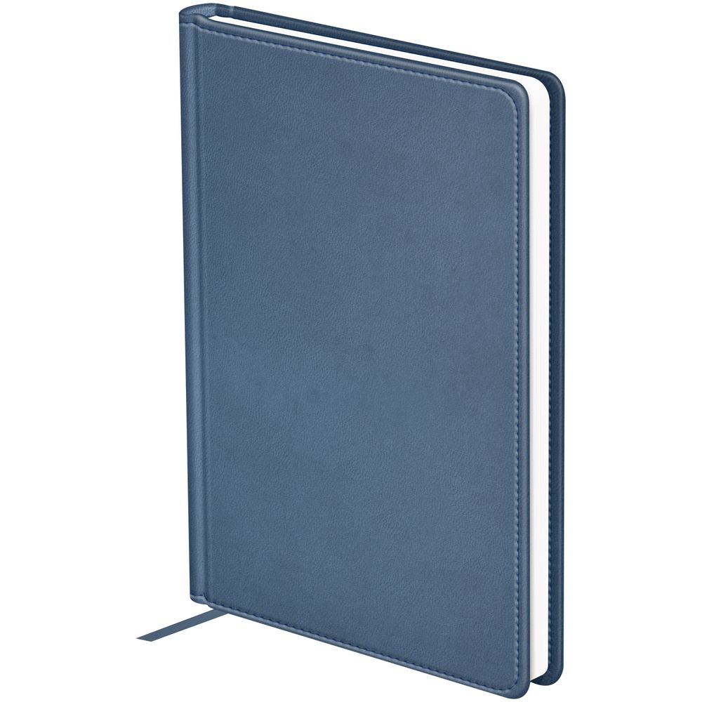 Ежедневник недатированный BG, А6, 136л, кожзам, Winner. Grey, серый