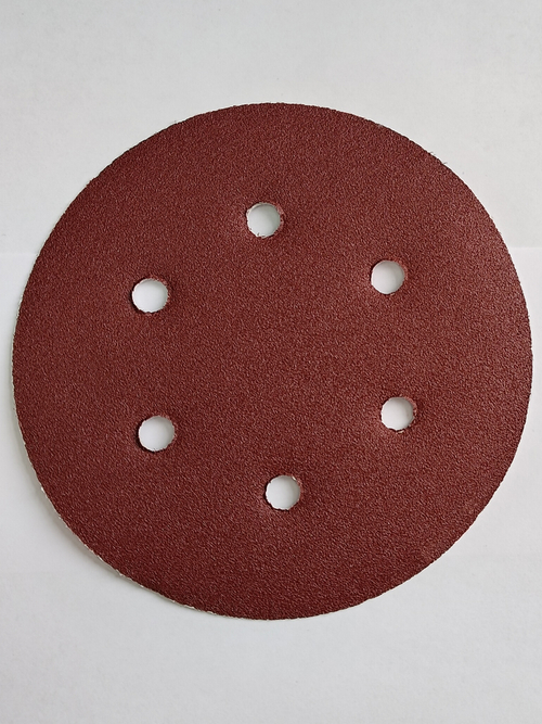 150мм А120 (14А 12/Р120) диск самозацепляющийся с отверстиями TSUNAMI (10 шт.)