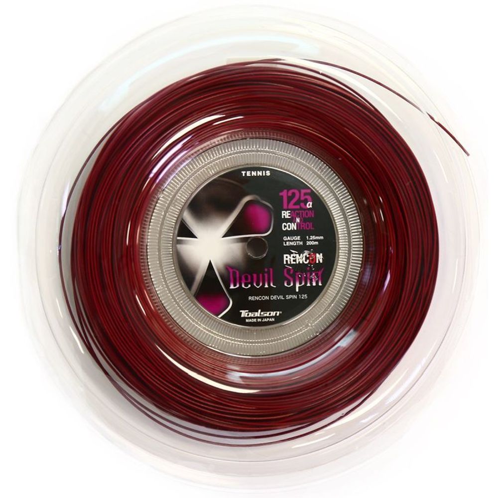Теннисные струны Toalson Rencon Devil Spin (200 m) - red