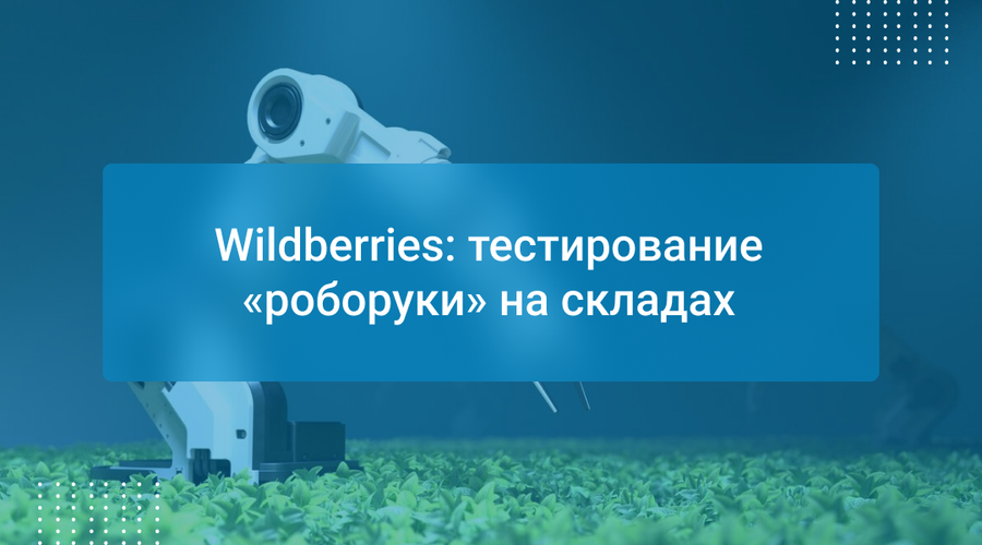 Wildberries: тестирование «роборуки» на складах