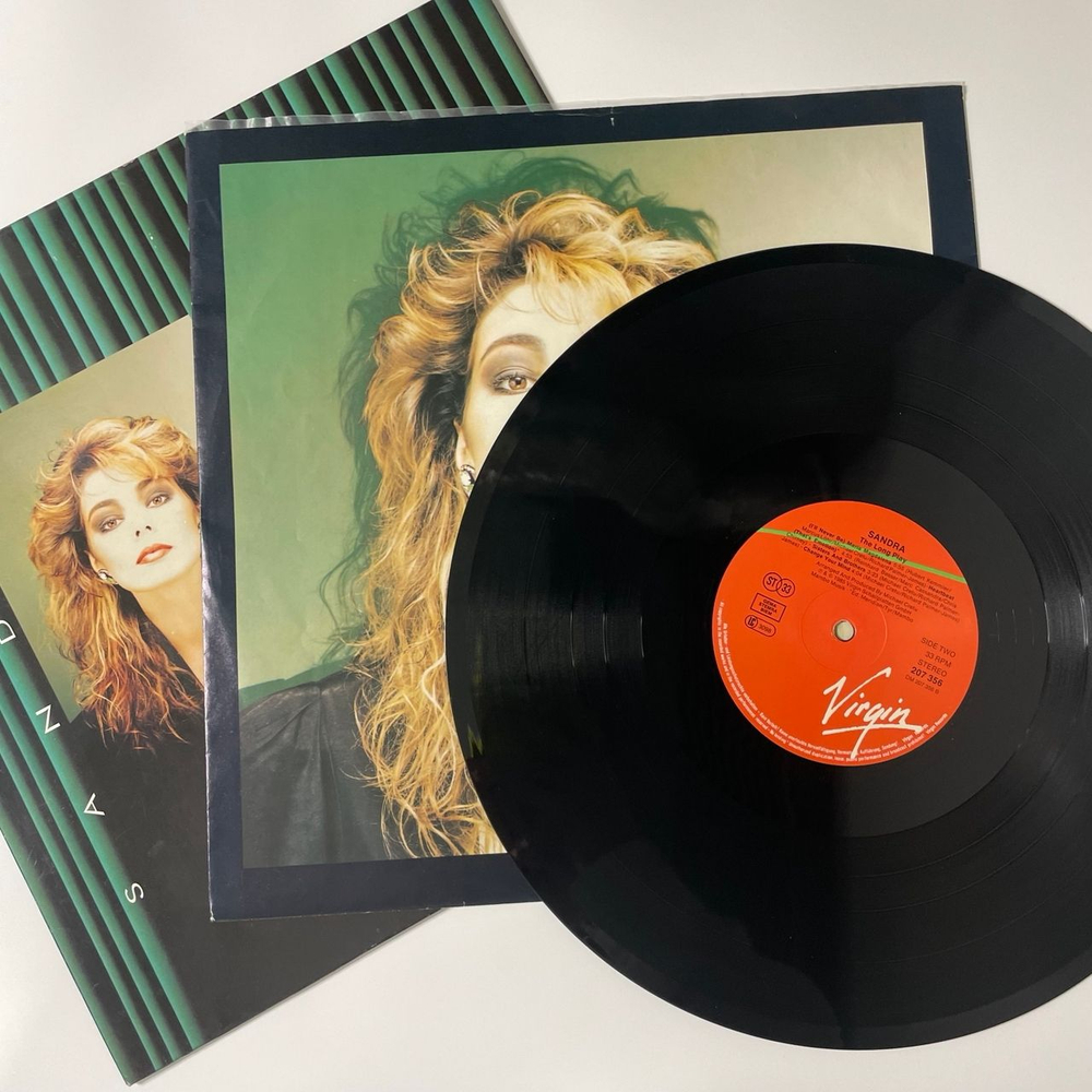 Винтажная виниловая пластинка LP Sandra Сандра The Long Play (Германия 1985)