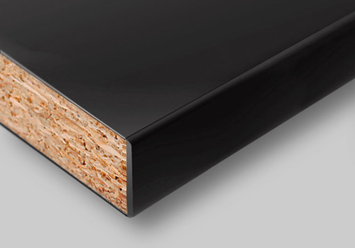 ЛДСП 16мм Чёрный (0190 PE), 2800х2070мм