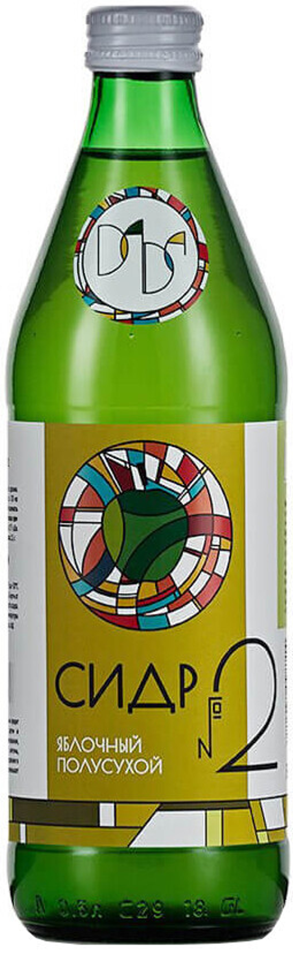 Сидр №2 п/сух. нефильтр 5% 0,5 Дальняя Дача Россия