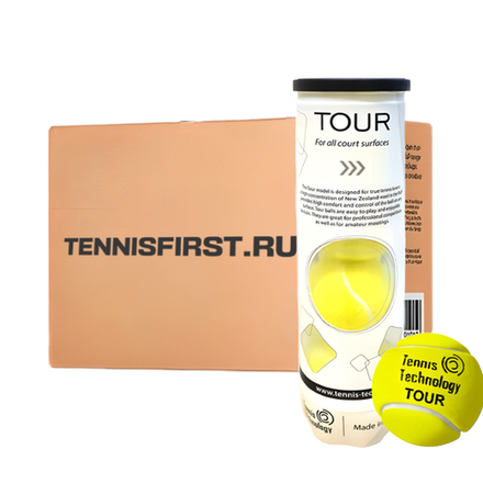 Мячи для тенниса для всех покрытий TENNIS TEHNOLOGY TOUR