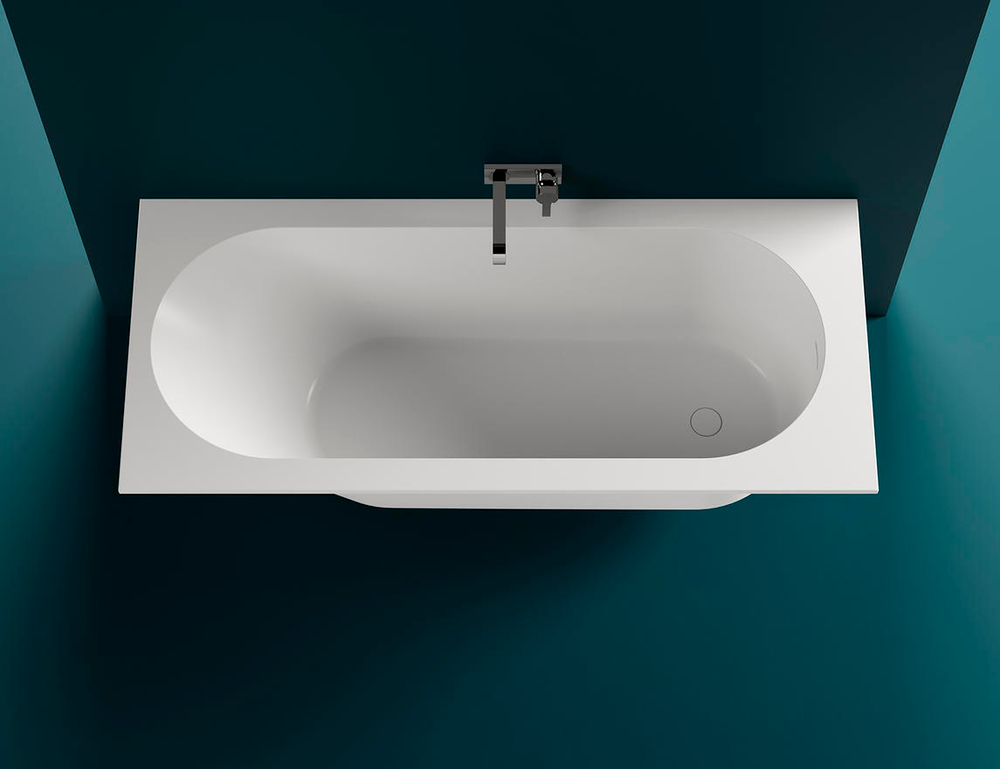 Ванна каменная глянцевая 75х60 Salini ORNELLA KIT 170 102411GRH окрашена по RAL снаружи
