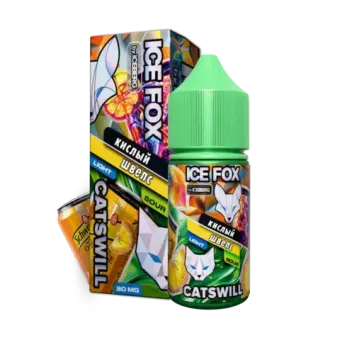 Жидкость ICE FOX & CATSWILL SOUR Salt 2% 30 ml - КИСЛЫЙ ШВЕПС