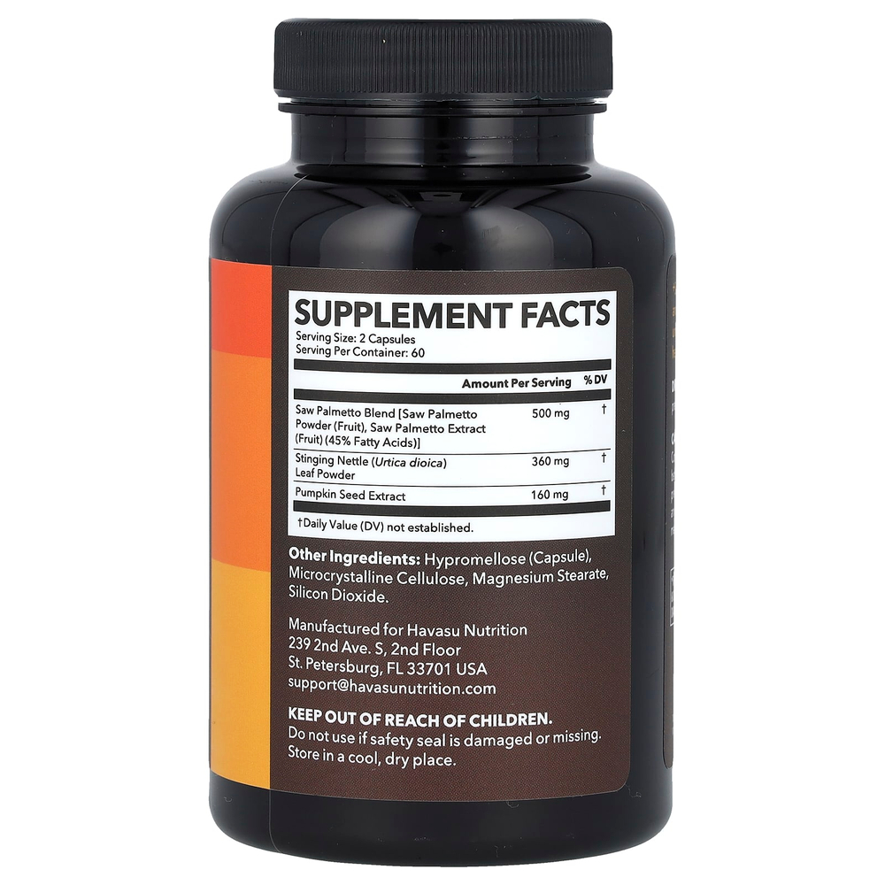 Havasu Nutrition, сереноя, формула 3x, 120 капсул