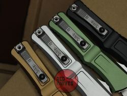 Нож Microtech Troodon 3 BOWIE Black - рукоять черный алюминий