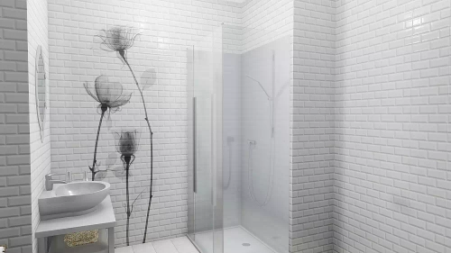 Панель ПВХ 3D Бланш фон 2700х250 мм