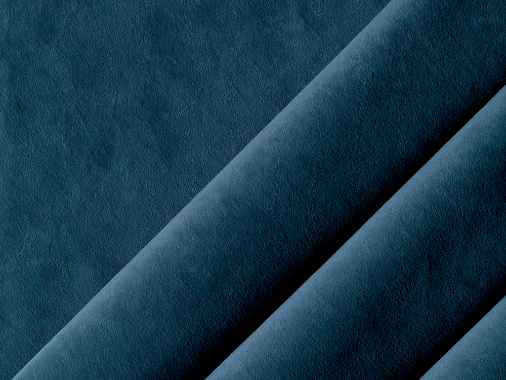 Диван угловой Лига-064 НПБ угол универсальный ВЕЛЮР BRUT 11 синий