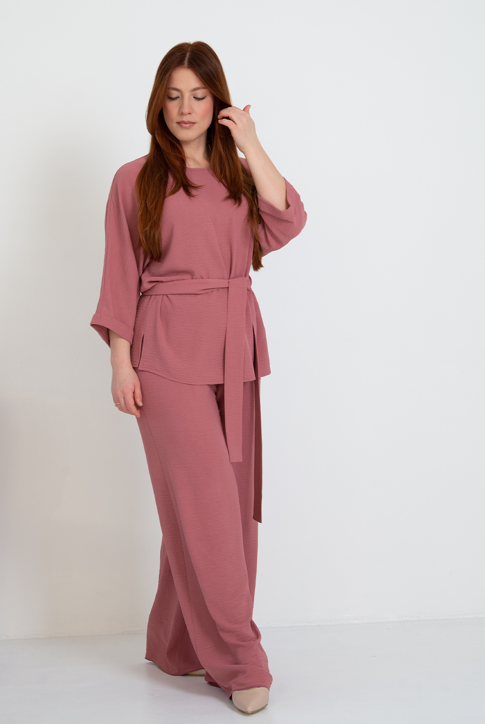 Брюки женские 4558В, лососевый #30Лос024558В