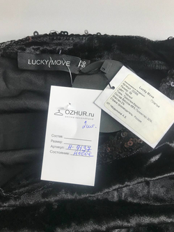 Платье Lucky Move бархатное, визуально на 56 размер, новое