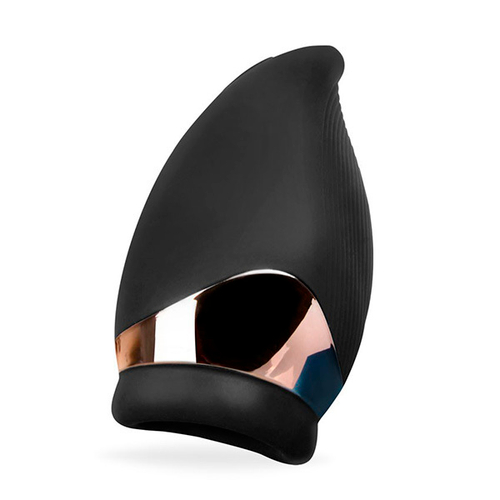 Черный вибромастурбатор Bior Toys Sex Expert SEM-55232