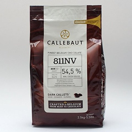 Шоколад темный Callebaut 54,5%, 2,5 кг