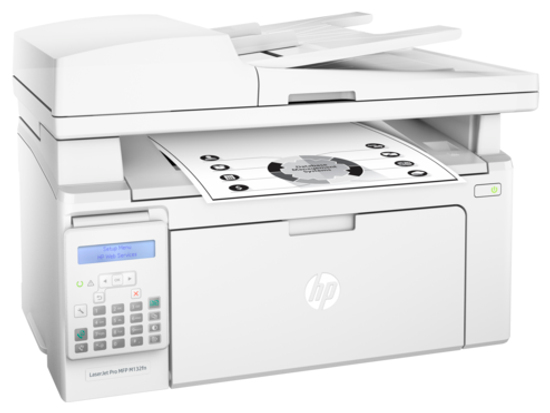 МФУ лазерное HP LaserJet Pro M132fn, ч/б, A4, белый