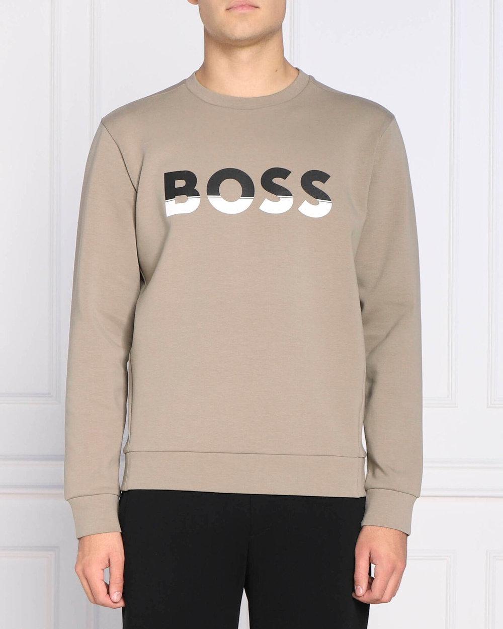 Худи salbo 1 BOSS GREEN - бежевый(50477043)