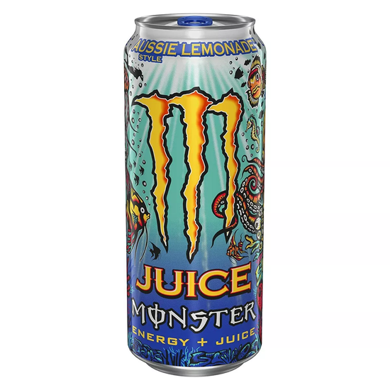 Энергетический напиток Monster Energy Aussie Lemonade со вкусом лимонада, 500 мл (Ирландия)