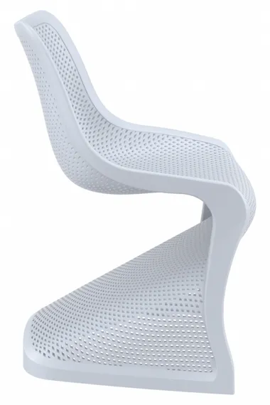 Стул Bloom серебристый серый