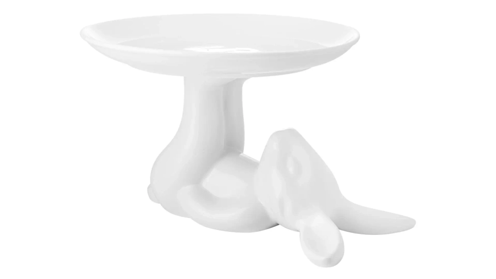 Блюдо на ножке Claystreet Классический Кролик 23 см