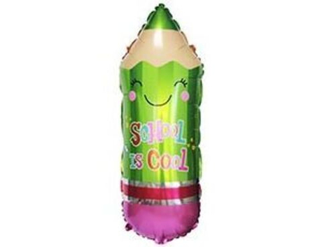 Карандаш зеленый. Фольга фигура 76см