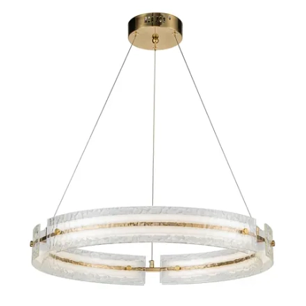 Подвесная люстра Indigo DUALITA 14018/1P Brass V000089L