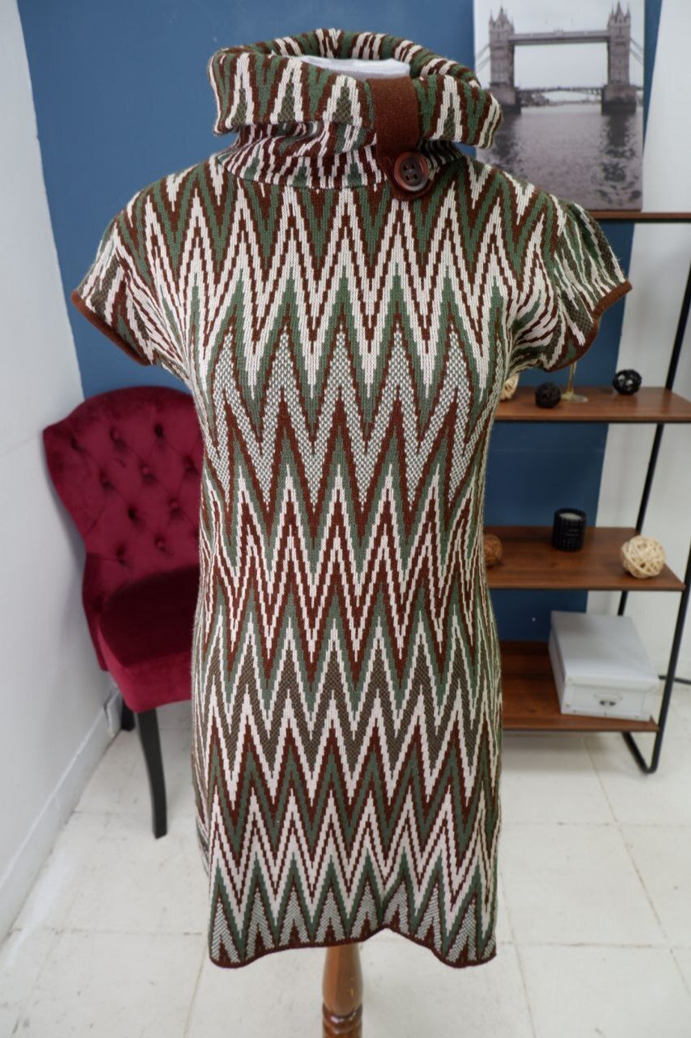 Платье Sabra с орнаментом 46 размер