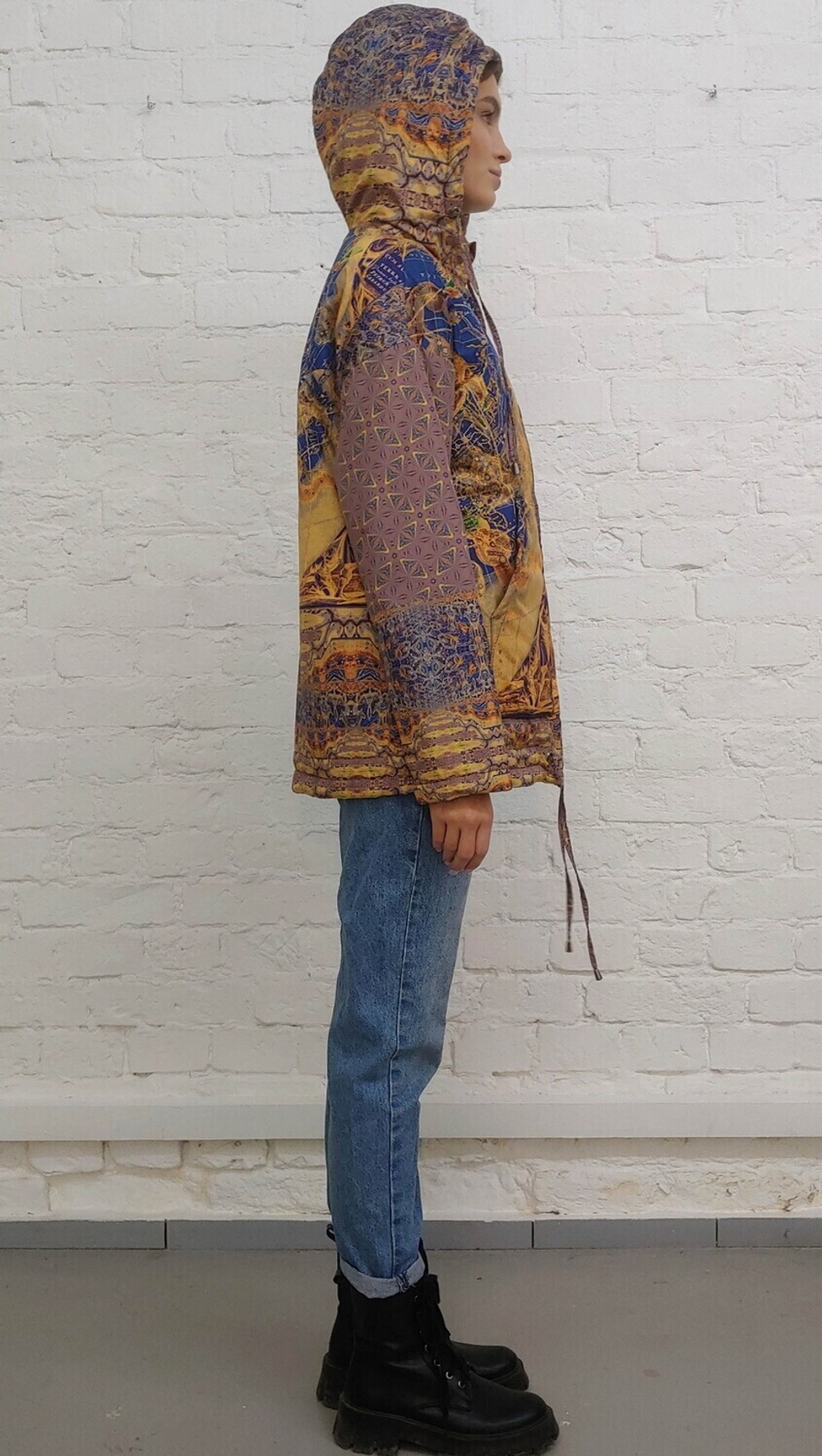 Двусторонняя куртка "Зодиак", по мотивам средневековой карты звездного неба