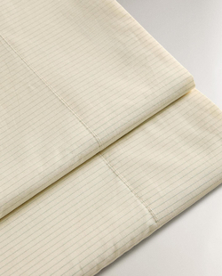 Zara Home - Полосатая простыня, белый, 290x280 см