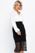 Юбка карандаш Фернандель (черная) Ю14744-10М LT Collection