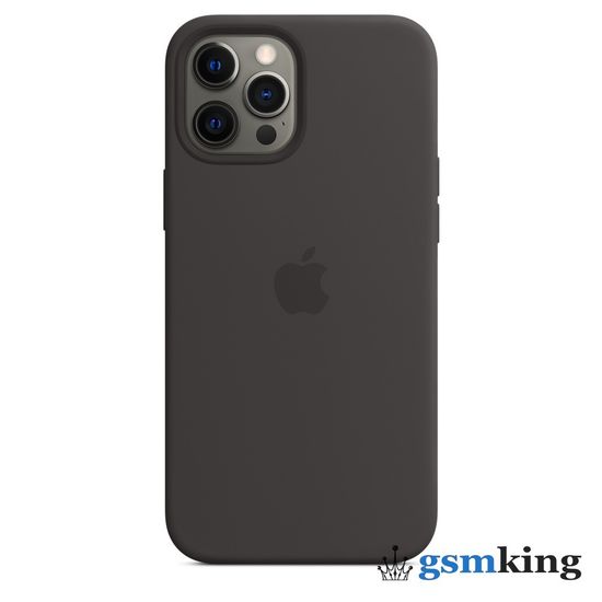 Apple Silicone Case with MagSafe iPhone 12 Pro Max Black (Чёрный) MHLG3ZE/A