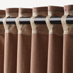 Комплект штор IKEA TIBAST (ТИБАСТ), Кирпичный, 145х250 см, 2 шт