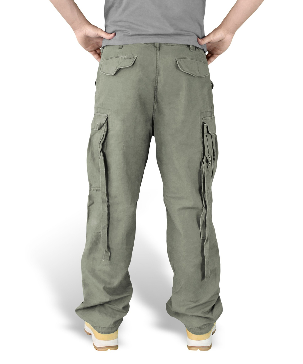 Брюки карго Surplus Vintage Fatigues Trousers (олива - olive)
