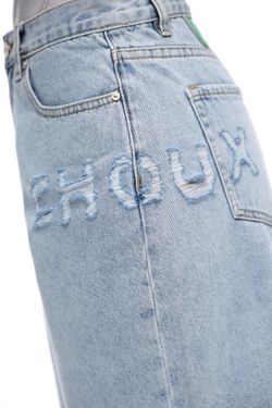 Шорты (Как у Джиджи), голубые