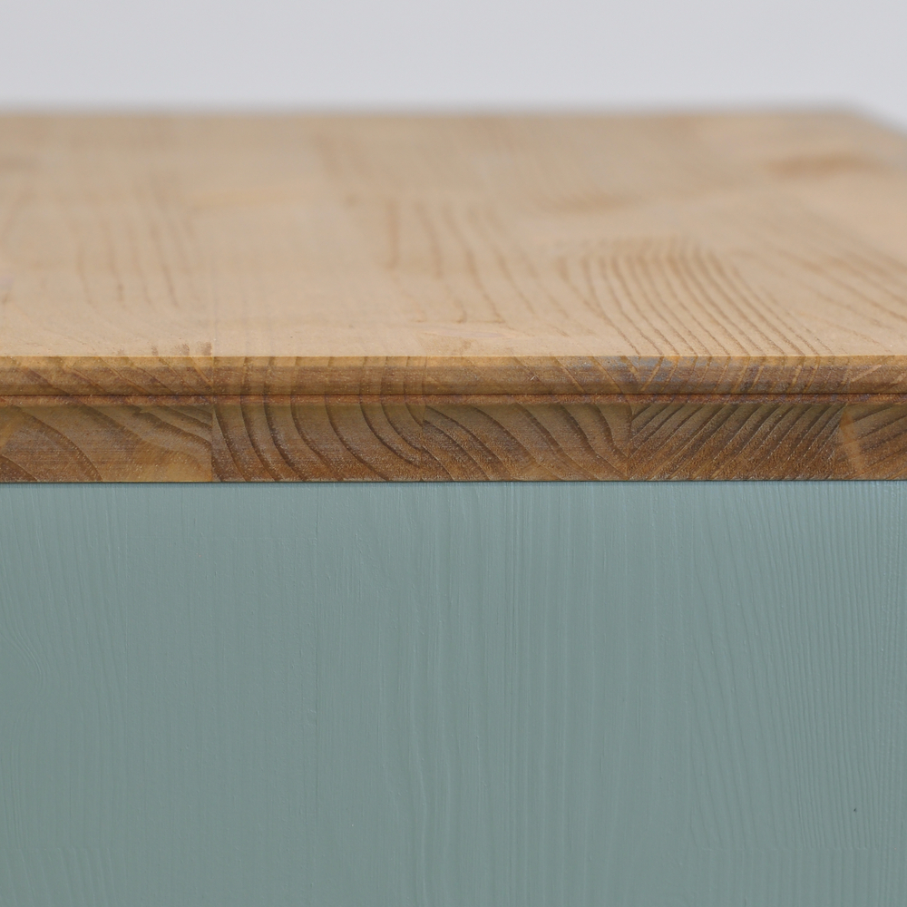 Тумба для обуви Неаполь из сосны, 4 двери с ящиком, 87х169х21 см, зеленый