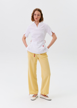 Топ медицинский женский Ньюлук, белый