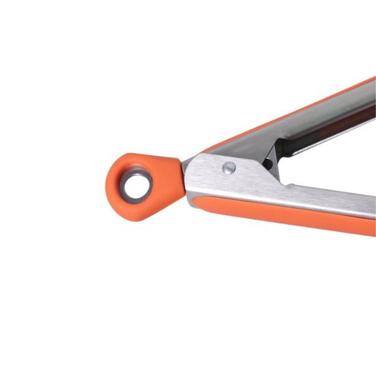 Щипцы силиконовые 30,5 см. Kamille КМ 7512 с ручками из нержавеющей стали