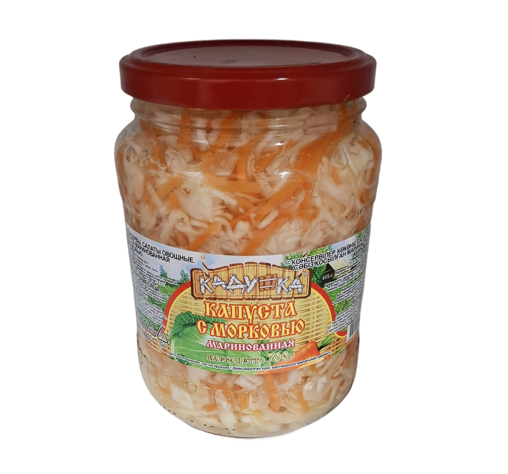 Капуста с морковью маринованная Кадушка, 720 г.