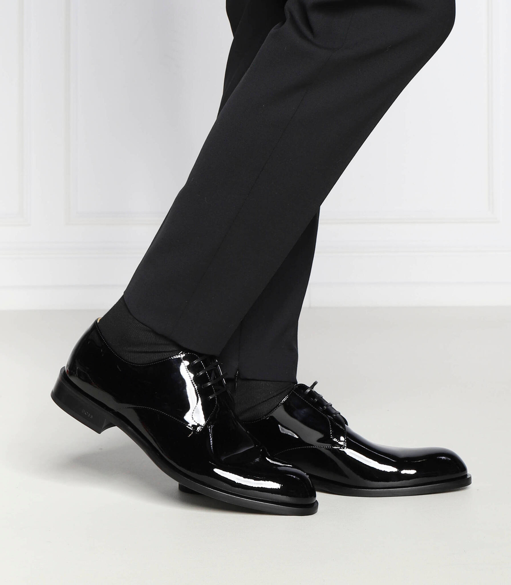 Кожаные дерби bruce_derb BOSS BLACK - черный(50481340)