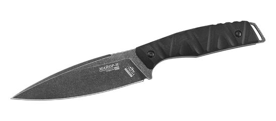 Нож тактический НОКС Майор Н модель 629 сталь Д2 Black (629-500431) - черная рукоять