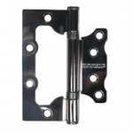 Петля  БЕЗ ВРЕЗКИ  АЛЛЮР  накл. 2BB BN черн.никель (цена за 2шт) 100*75  2 подш. БЛИСТЕР  / 12162