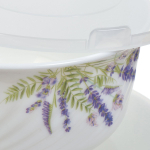 Салатник стеклокерам, кругл, 3 шт, 14,16,19 см, с крыш, Лаванда, Daniks, HDW3T-P