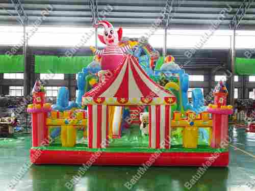 Коммерческий надувной батут "Парк развлечений 2" 12*7*7 м