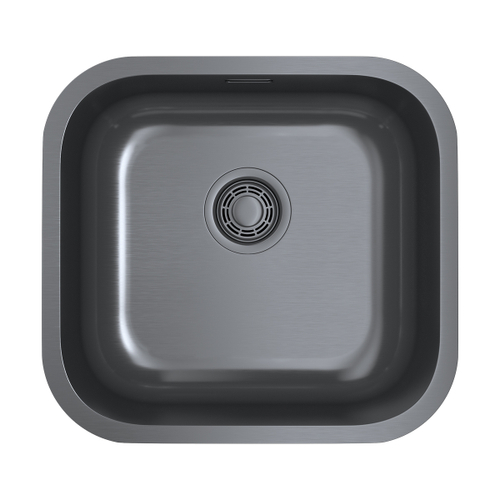 кухонная мойка Omoikiri Omi 44-U/I-GM нерж. сталь/вороненая сталь