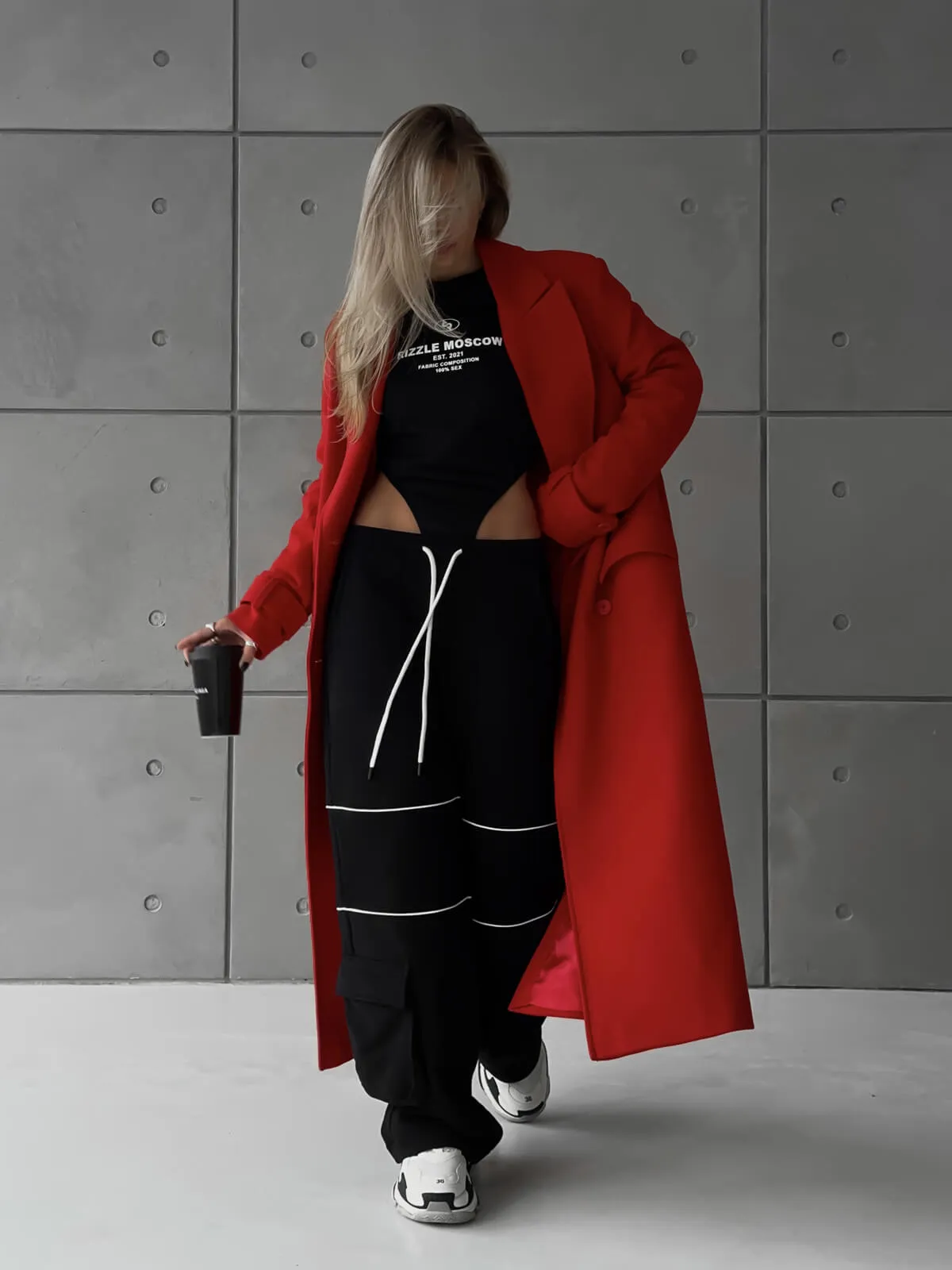 Пальто двубортное Ruby